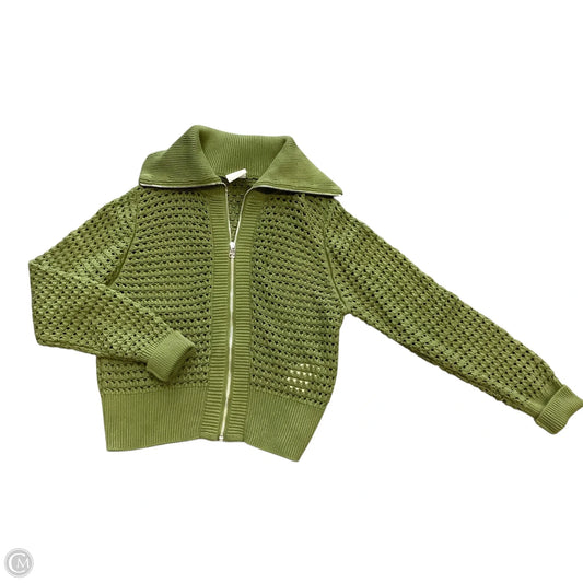 Sweater Cardigan By Varley In Green, Size: S