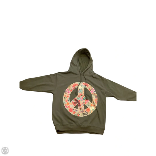 Sweatshirt Hoodie By Natural Life In Green, Size: S