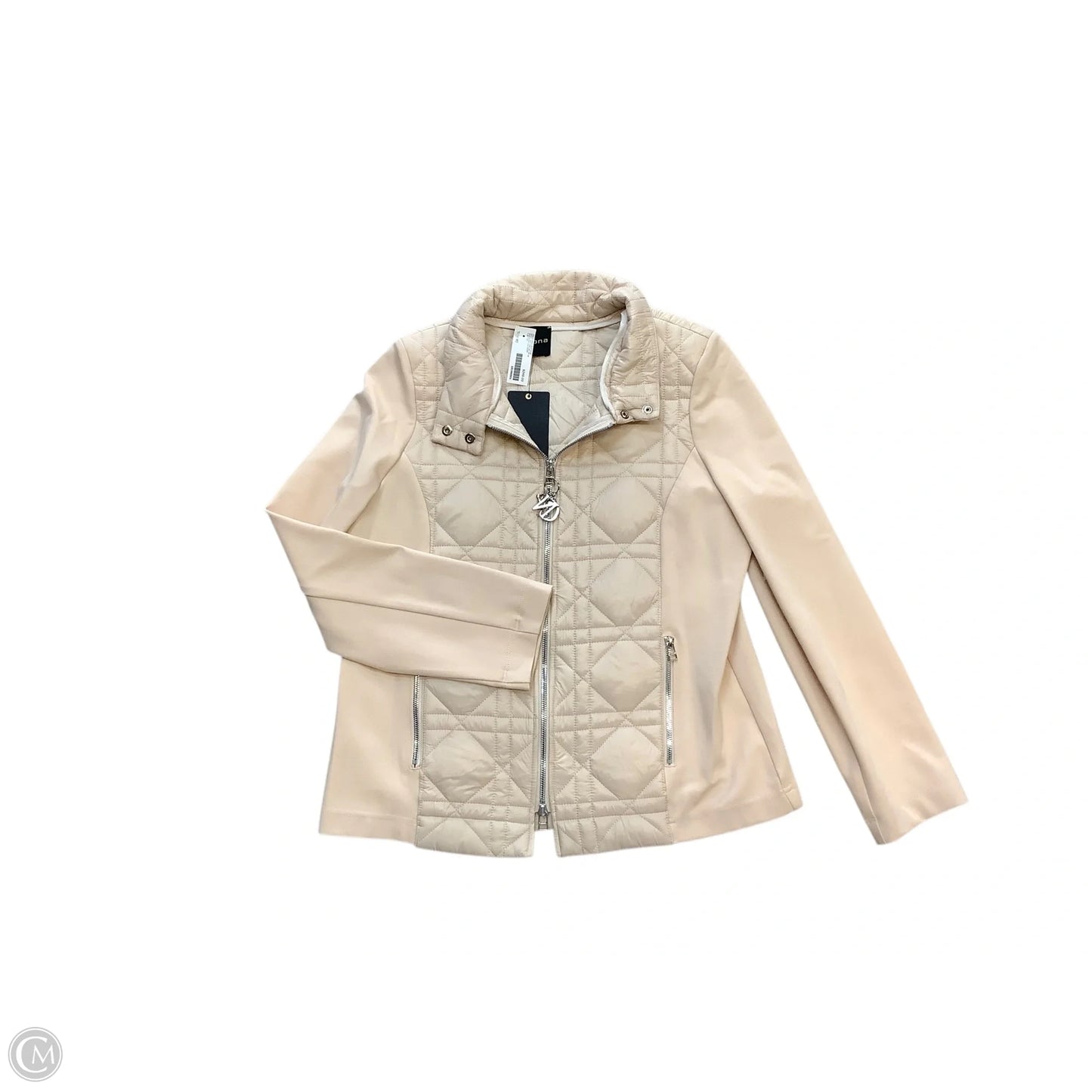 Athletic Jacket By Cma In Cream, Size: M