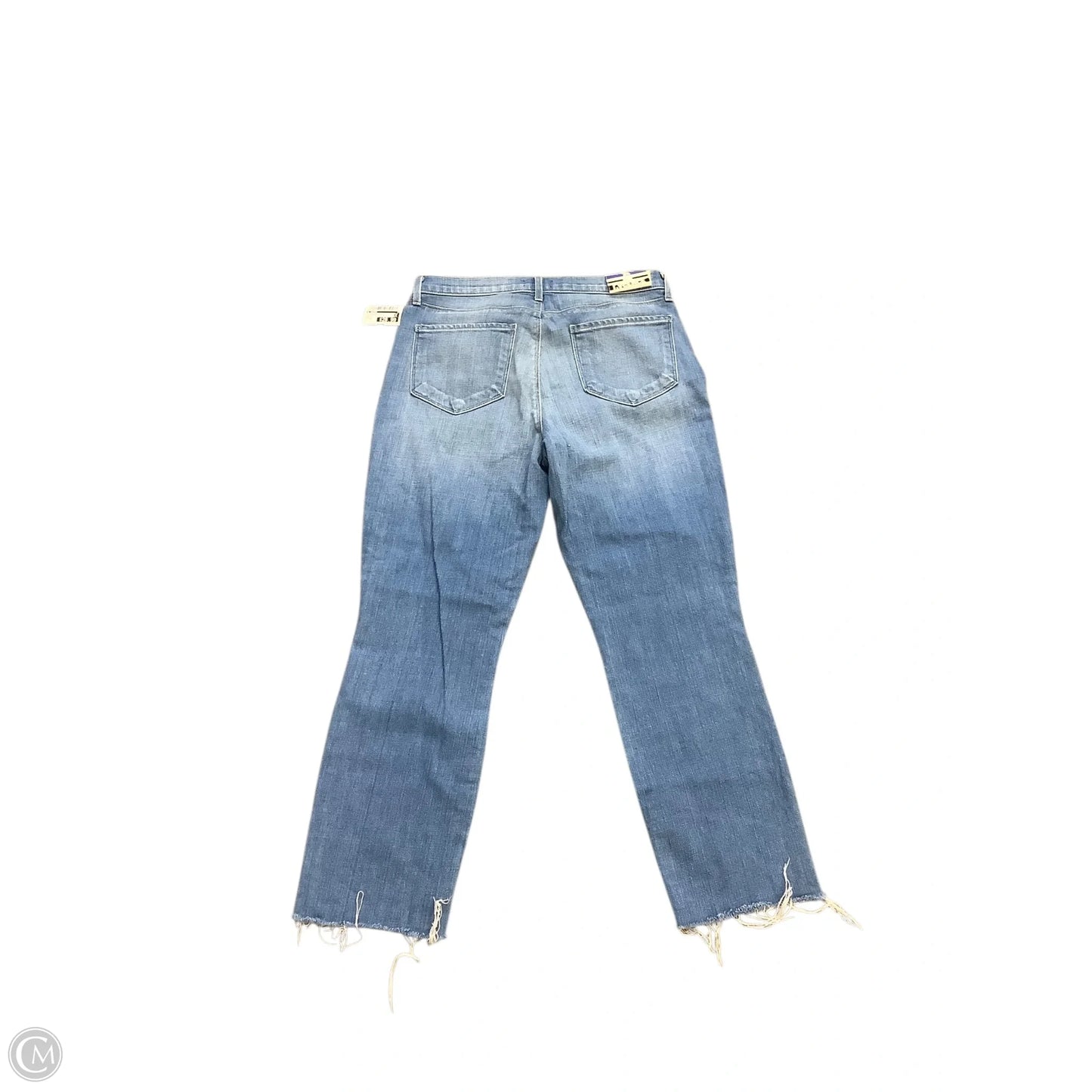 Jeans Straight By L Agence In Blue Denim, Size: 10