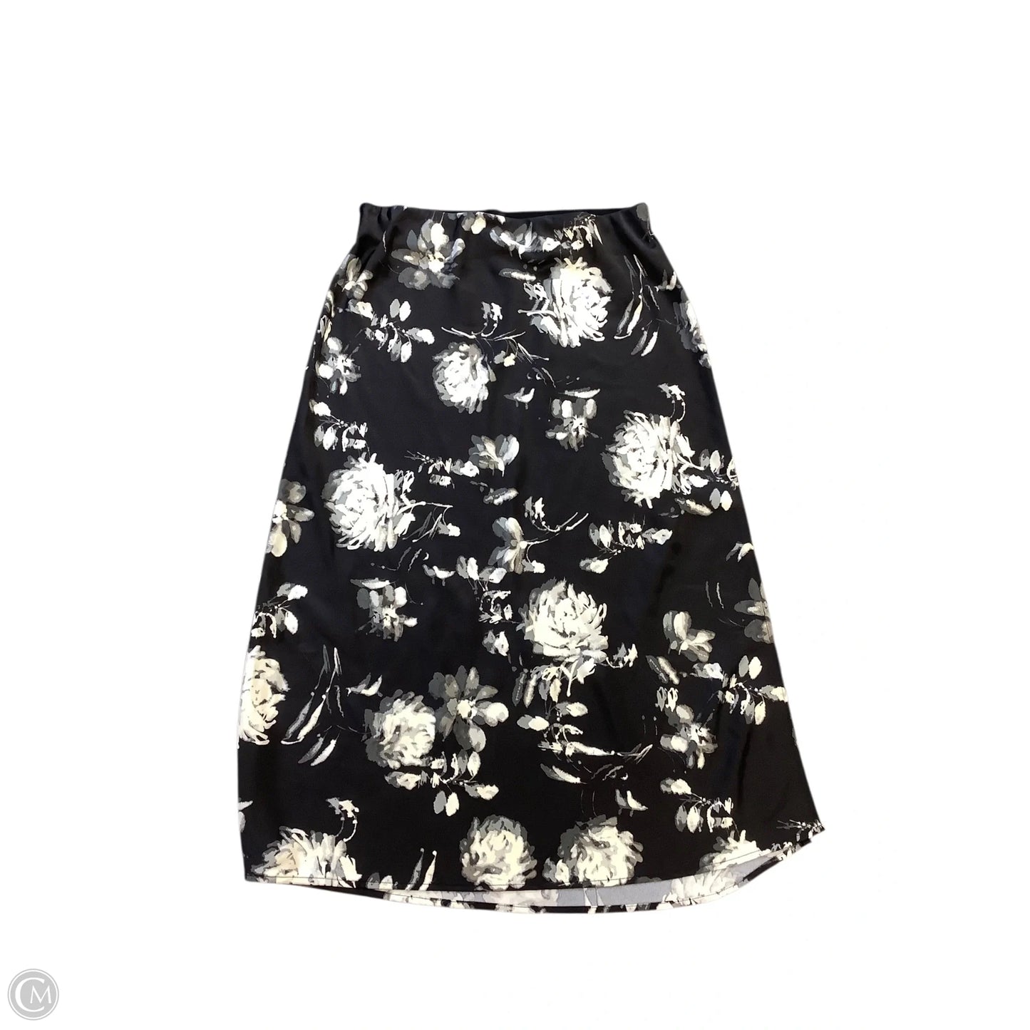 Skirt Midi By Gap In Black & White, Size: M