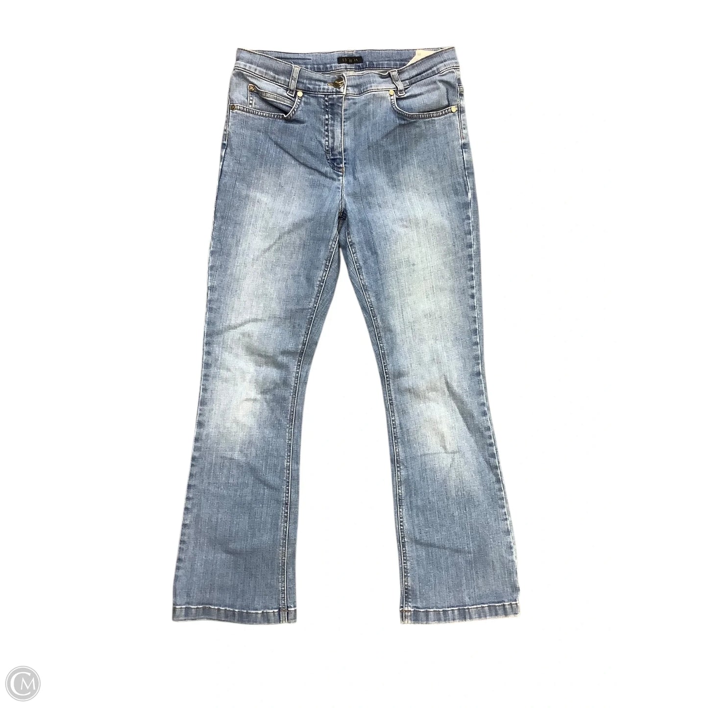 Jeans Designer By Escada In Blue Denim, Size: 8(escada sz 38)