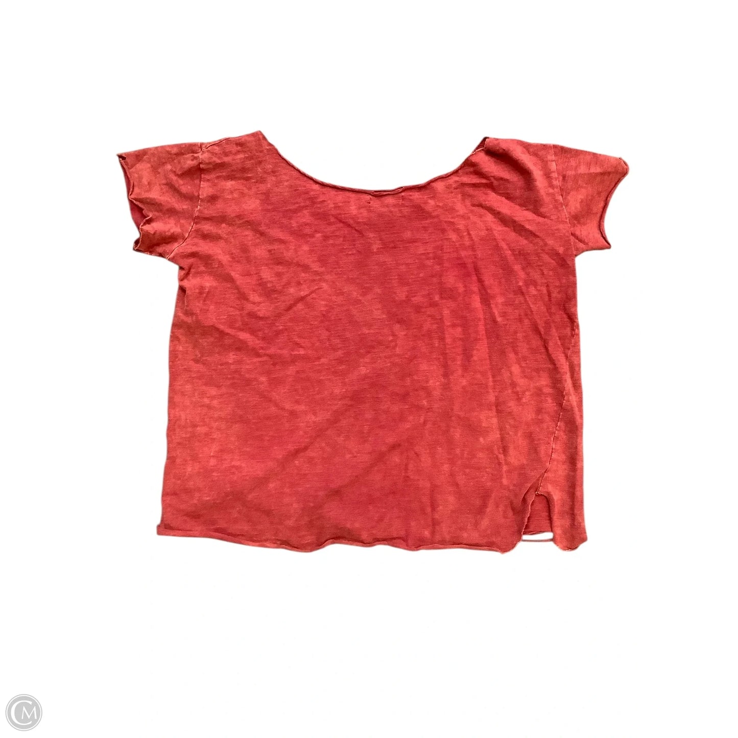 Top Short Sleeve By Cmb In Red, Size: L