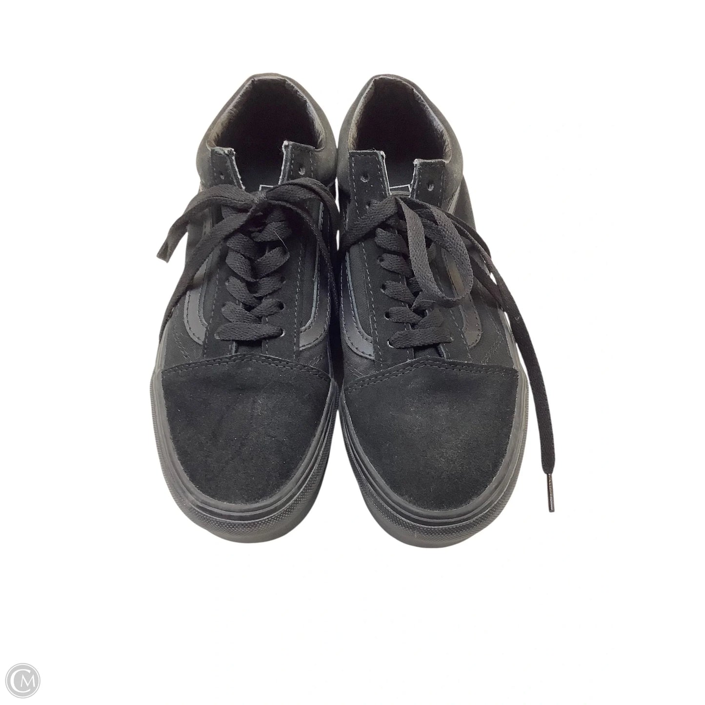Shoes Sneakers By Vans In Black, Size: 7.5