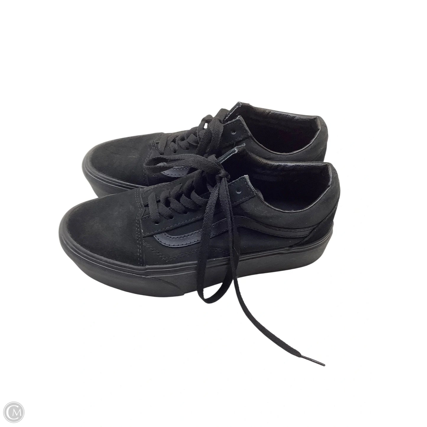 Shoes Sneakers By Vans In Black, Size: 7.5