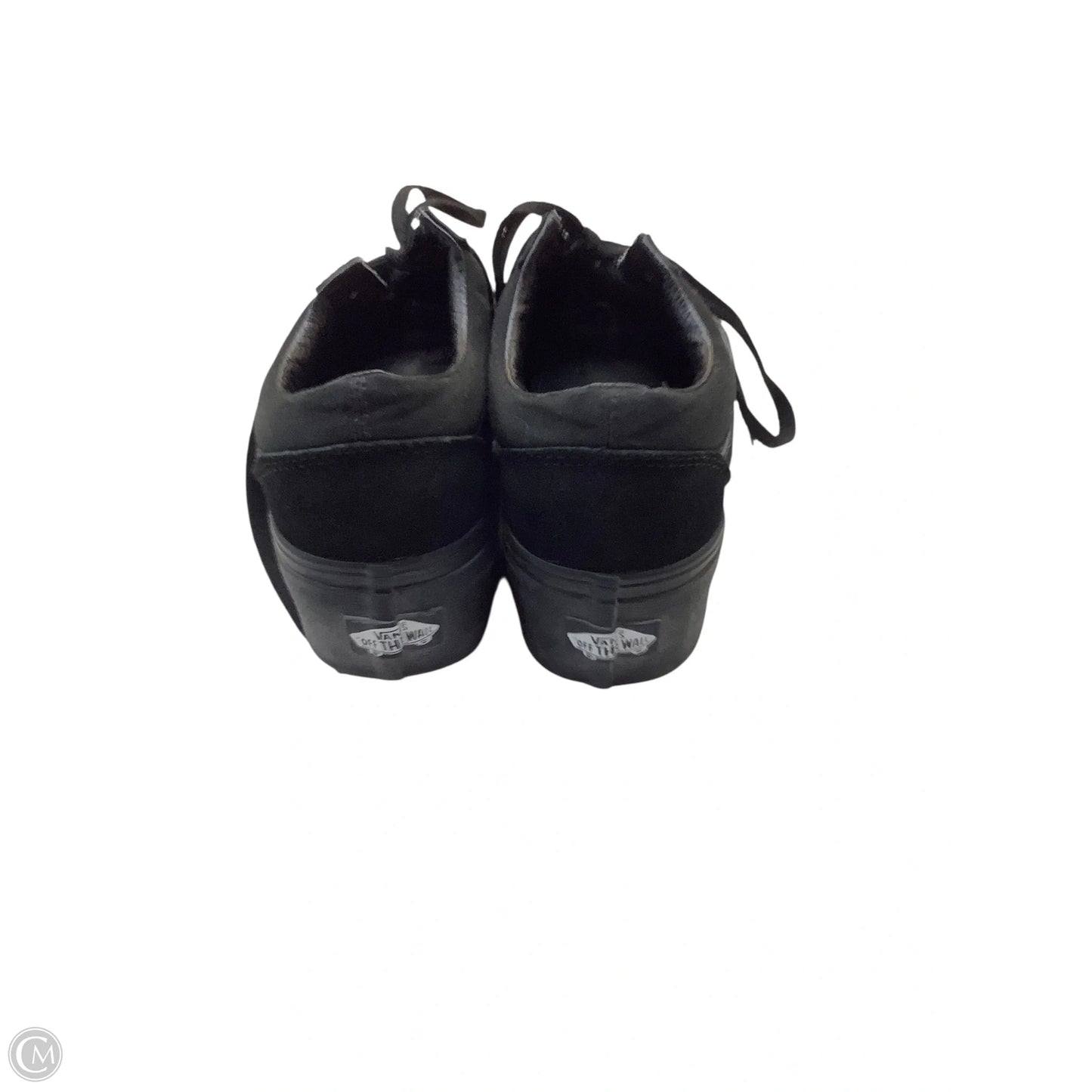 Shoes Sneakers By Vans In Black, Size: 7.5