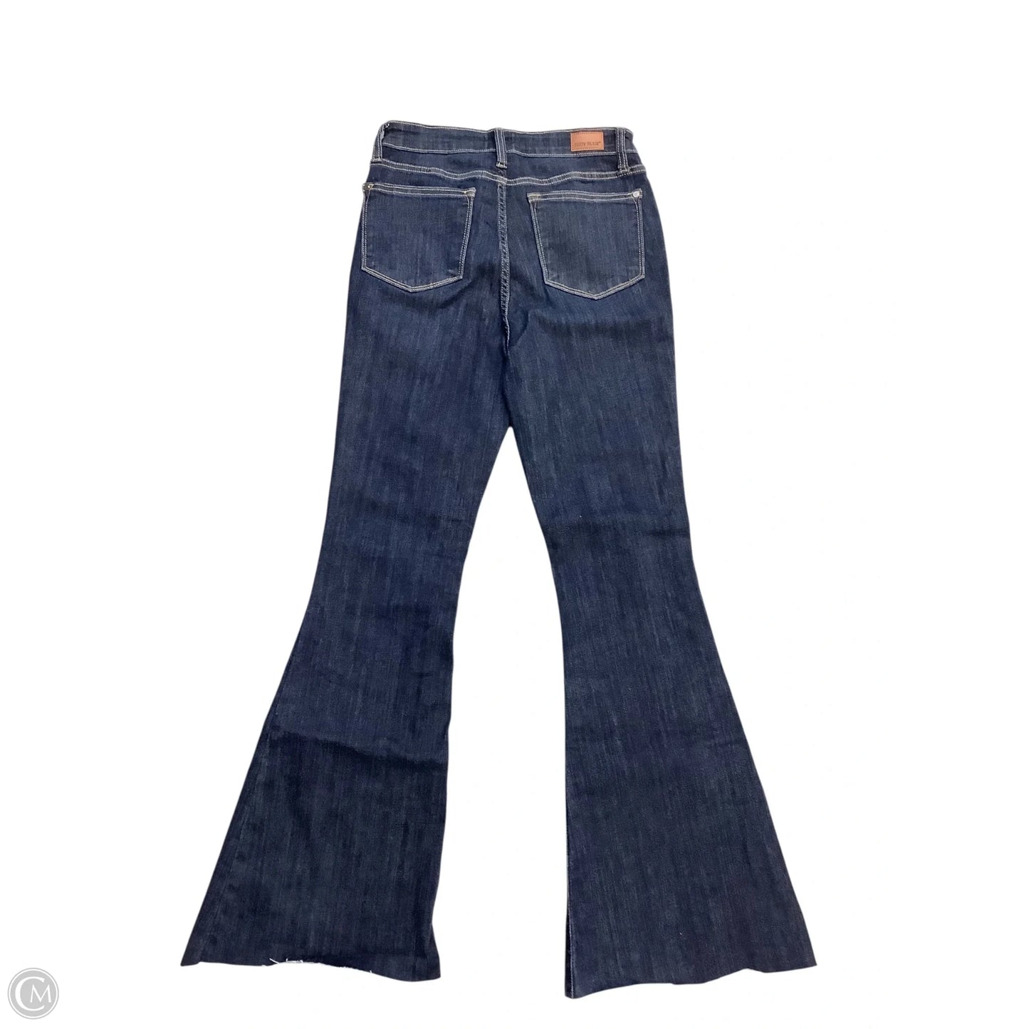 Jeans Flared By Judy Blue In Blue Denim, Size: 4