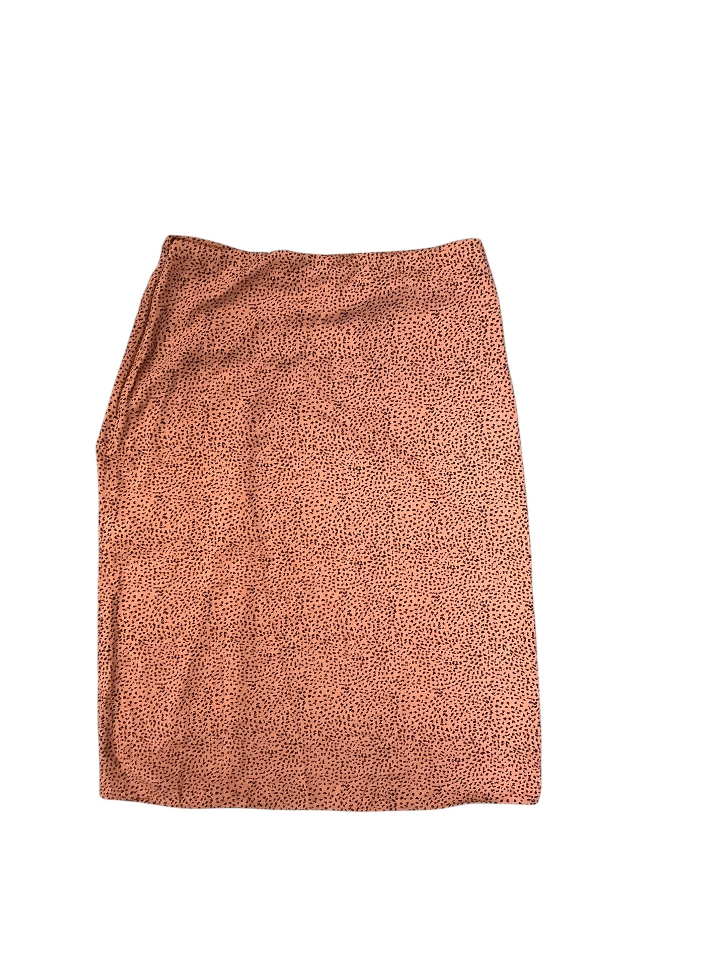 Skirt Midi By Nine West Apparel In Black & Brown, Size: L