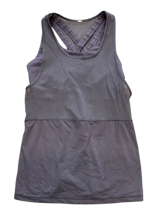 Athletic Tank Top By Lululemon In Blue/purple, Size: 8