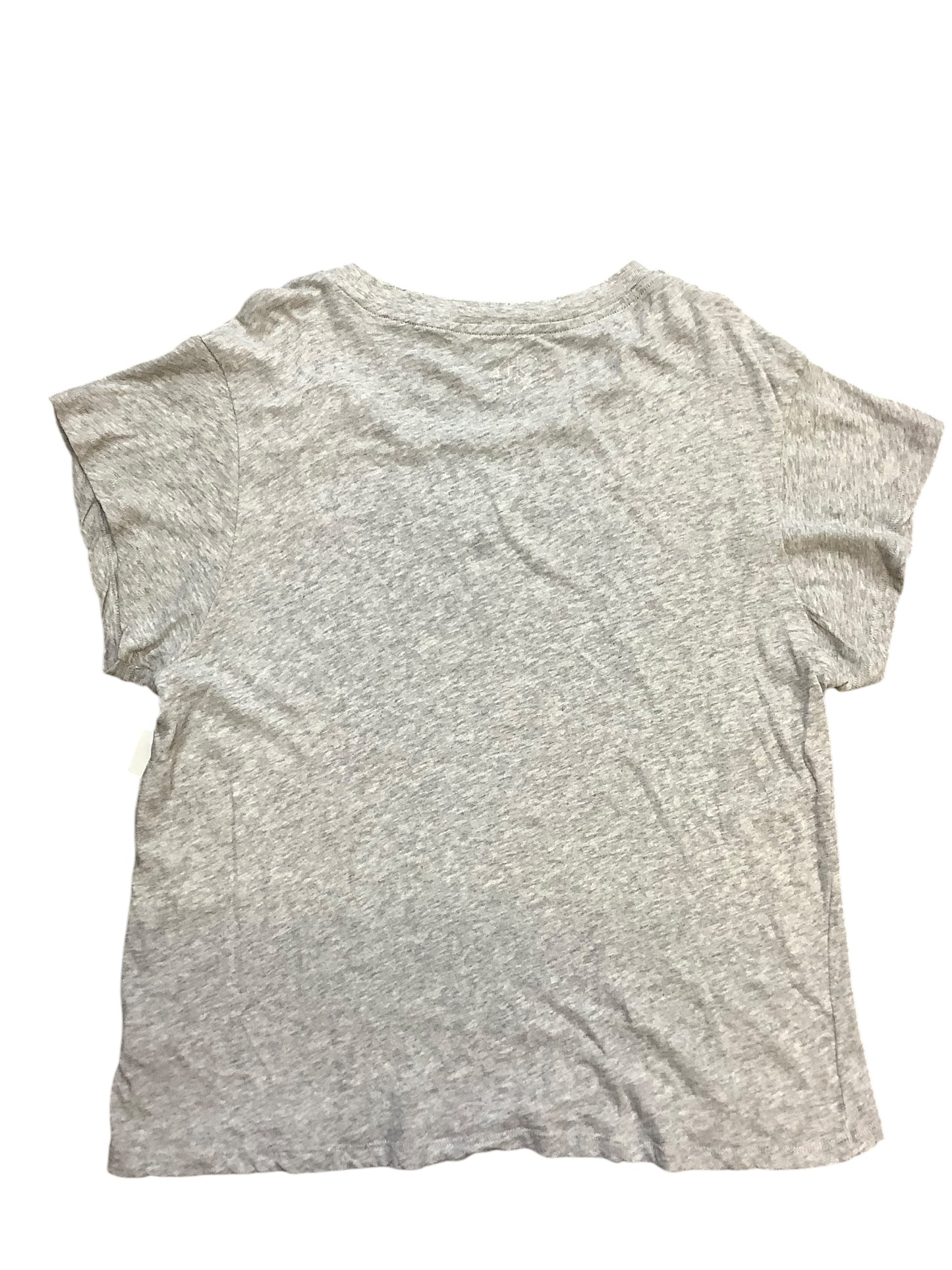 Top Short Sleeve Basic By Clothes Mentor In Grey, Size: Xs