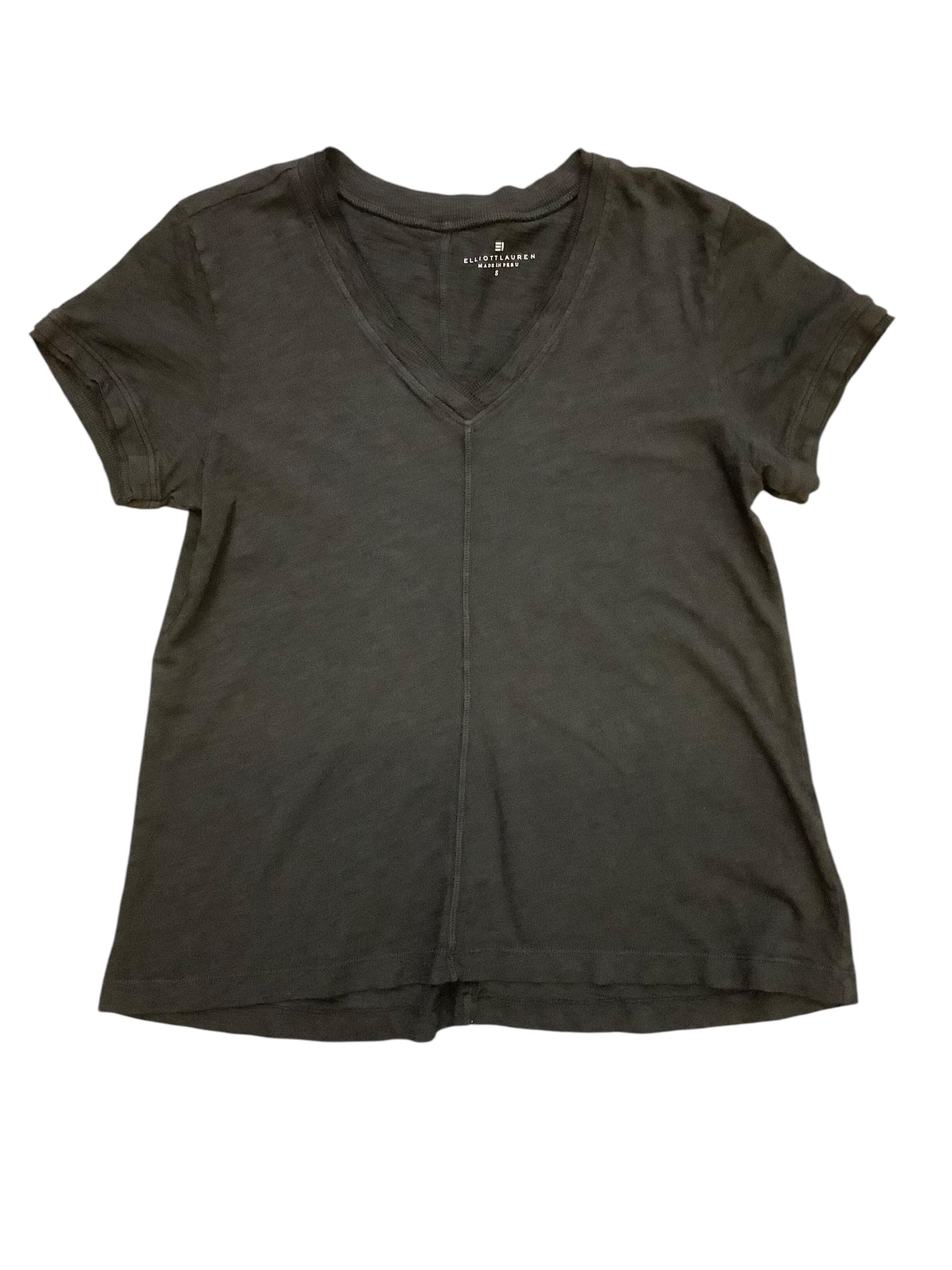 Top Short Sleeve Basic By Elliott Lauren In Black, Size: S