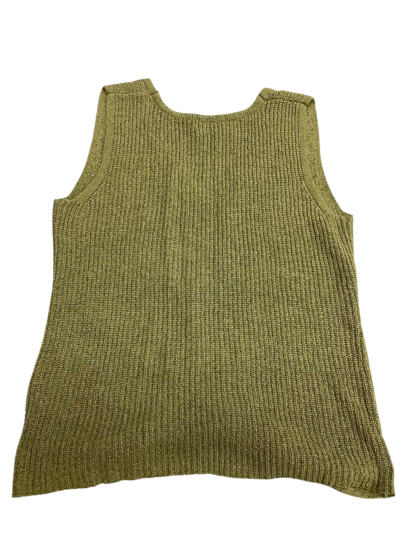Top Sleeveless By Marled In Green, Size: Xs