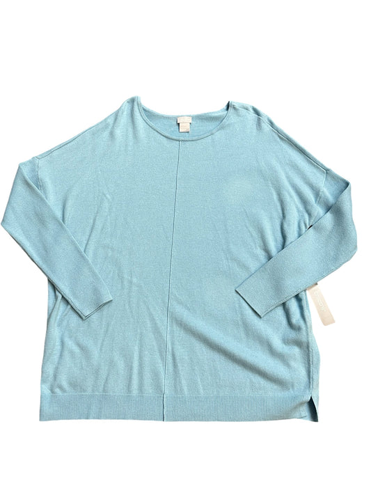 Sweater By Chicos In Blue, Size: M