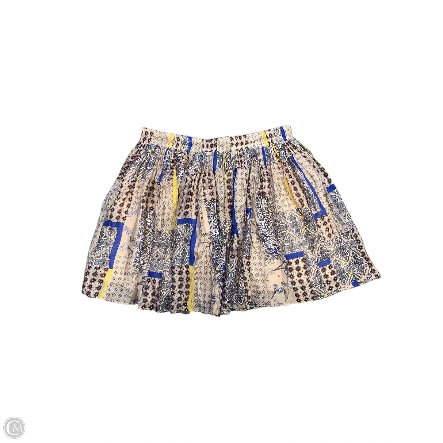 Skort By Easel In Blue & Brown, Size: L