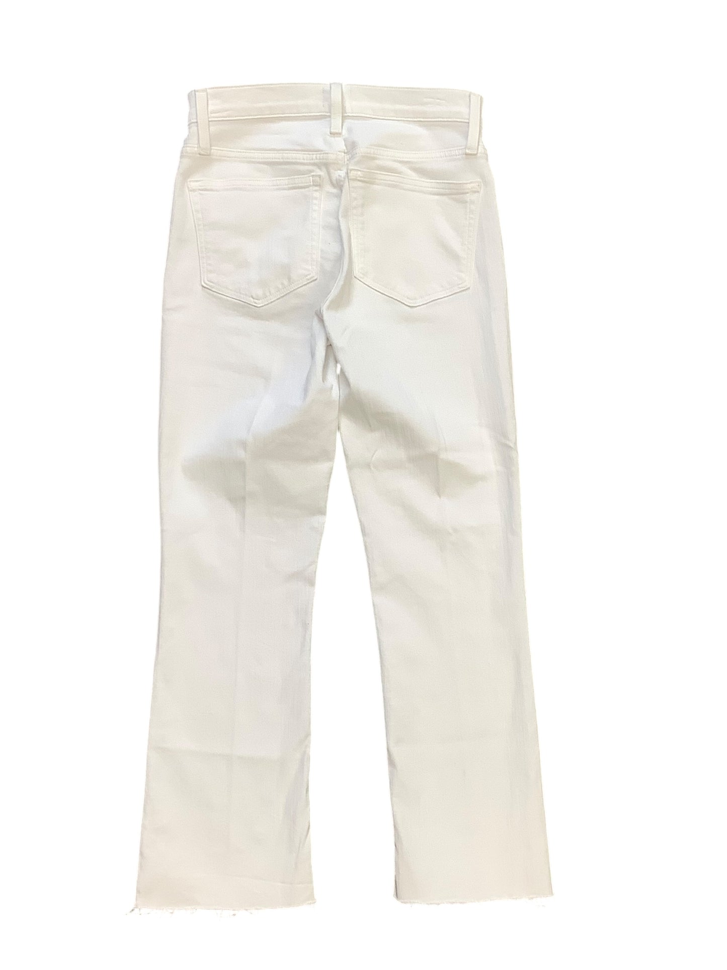 Jeans Cropped By J. Crew In White Denim, Size: 4