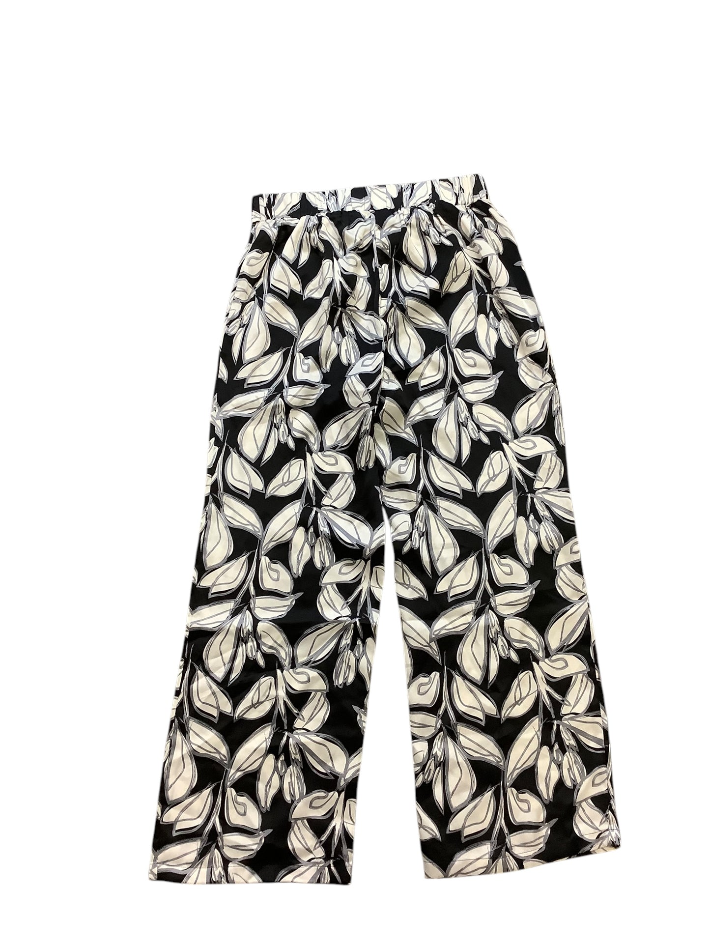 Pants Wide Leg By Cmc In Black & White, Size: M