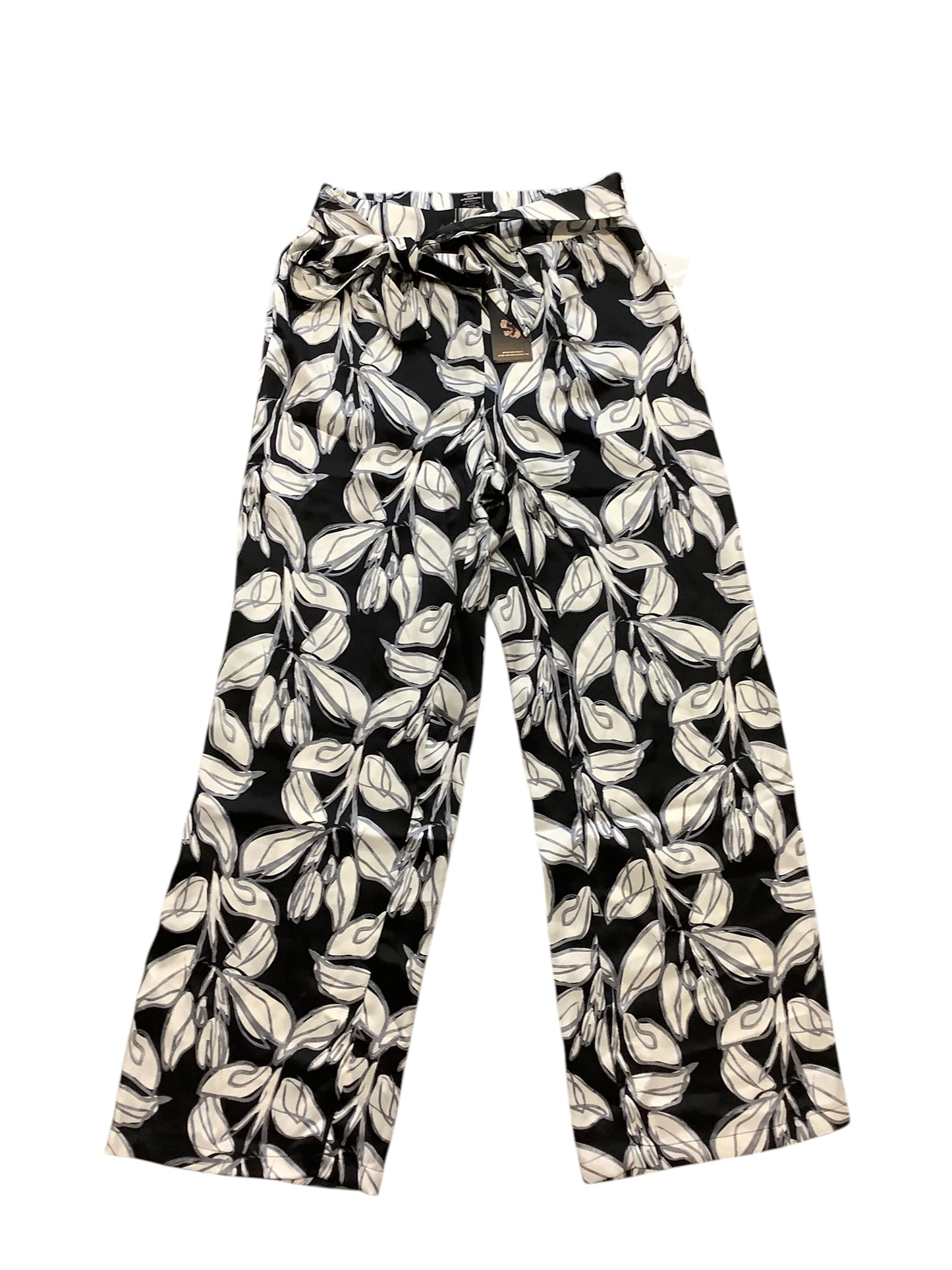 Pants Wide Leg By Cmc In Black & White, Size: M