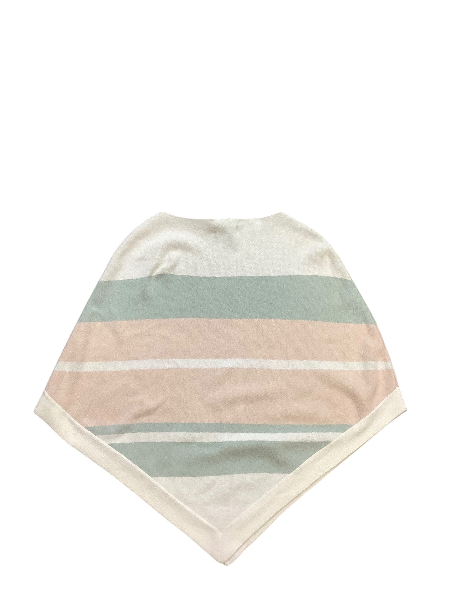 Poncho By Barefoot Dreams In Pink & White, Size: Osfm