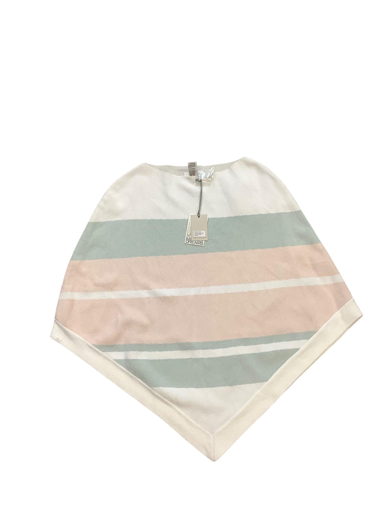 Poncho By Barefoot Dreams In Pink & White, Size: Osfm