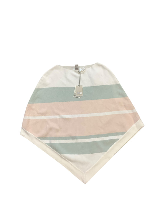 Poncho By Barefoot Dreams In Pink & White, Size: Osfm