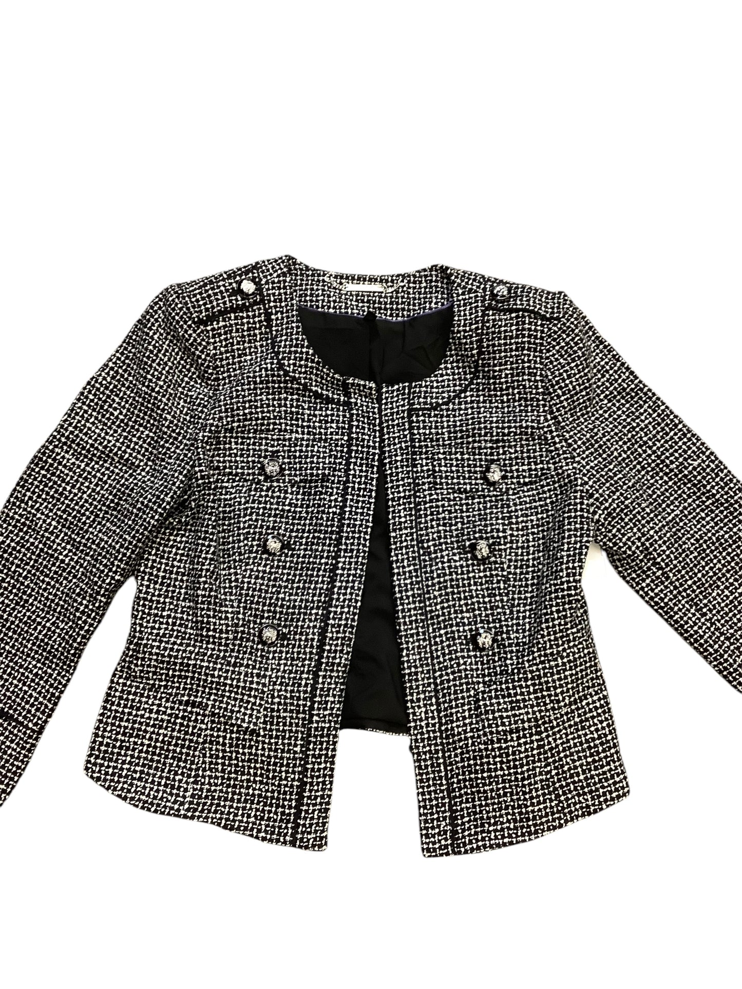 Blazer By White House Black Market In Black & White, Size: 10