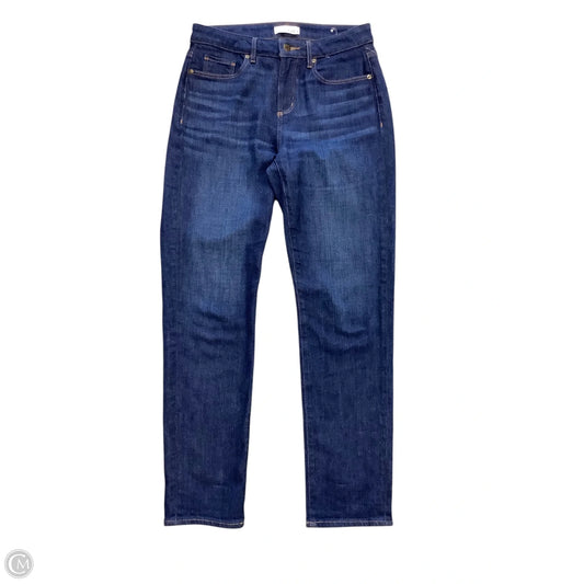 Jeans Straight By Loft In Blue Denim, Size: 4