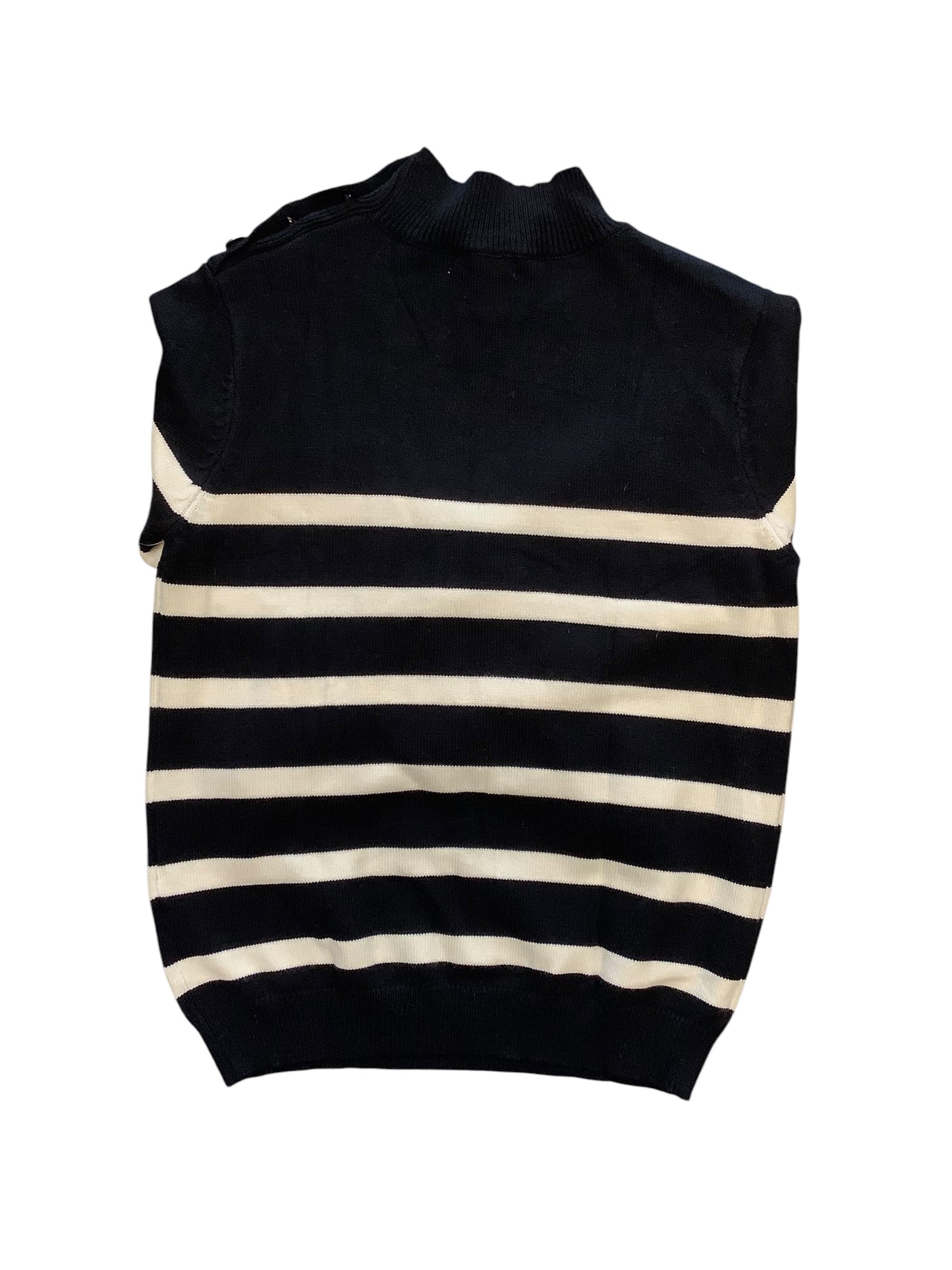 Sweater By Cmc In Black & White, Size: M