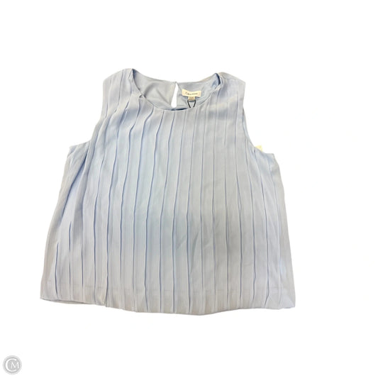 Blouse Sleeveless By Calvin Klein In Blue, Size: Xl