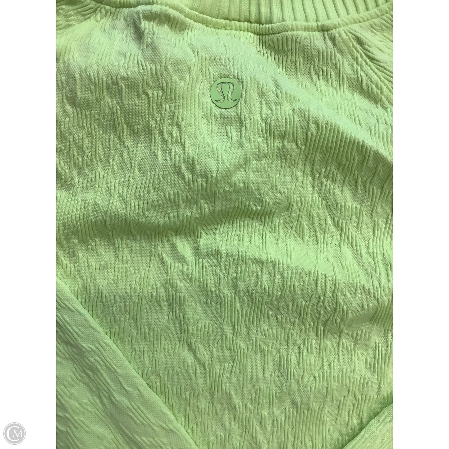 Athletic Top Long Sleeve Crewneck By Lululemon In Yellow, Size: 6