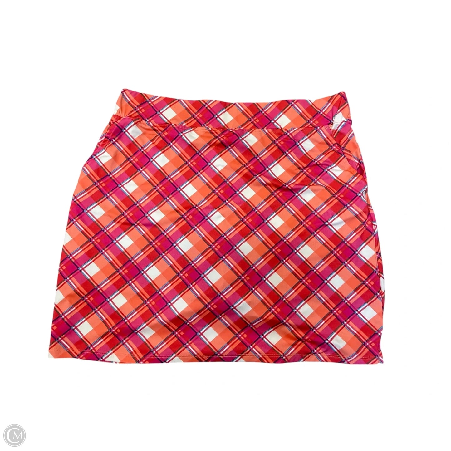 Athletic Skort By Clothes Mentor In Orange & Pink, Size: M