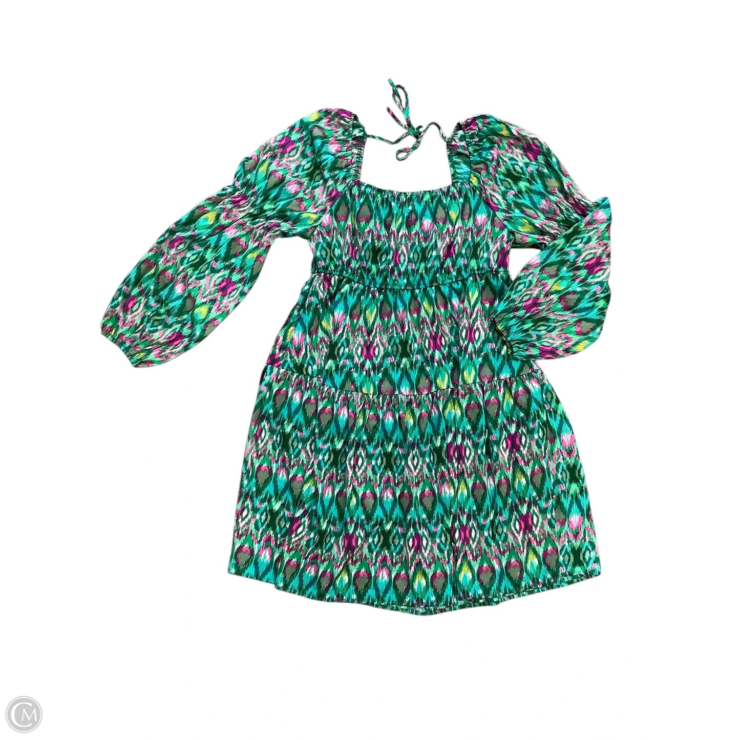 Dress Party Midi By Cmc In Green & Purple, Size: Xl