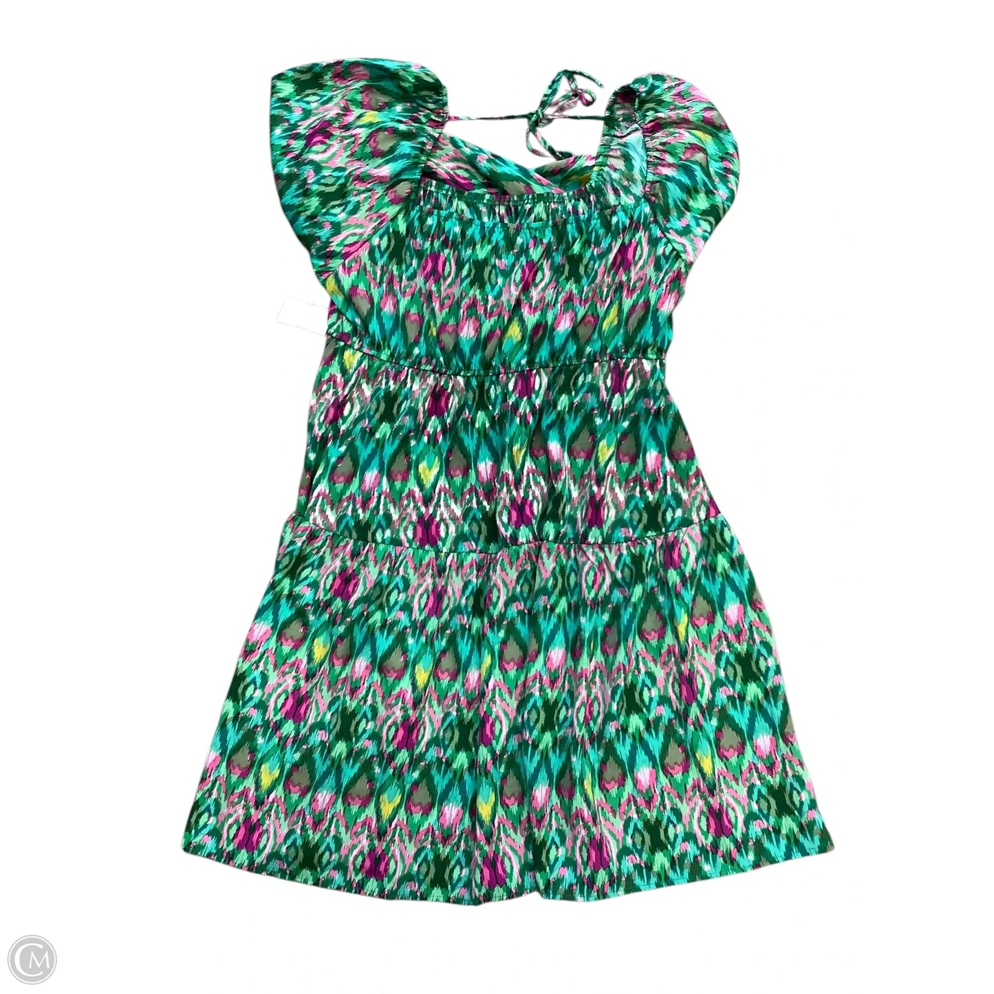 Dress Party Midi By Cmc In Green & Purple, Size: Xl