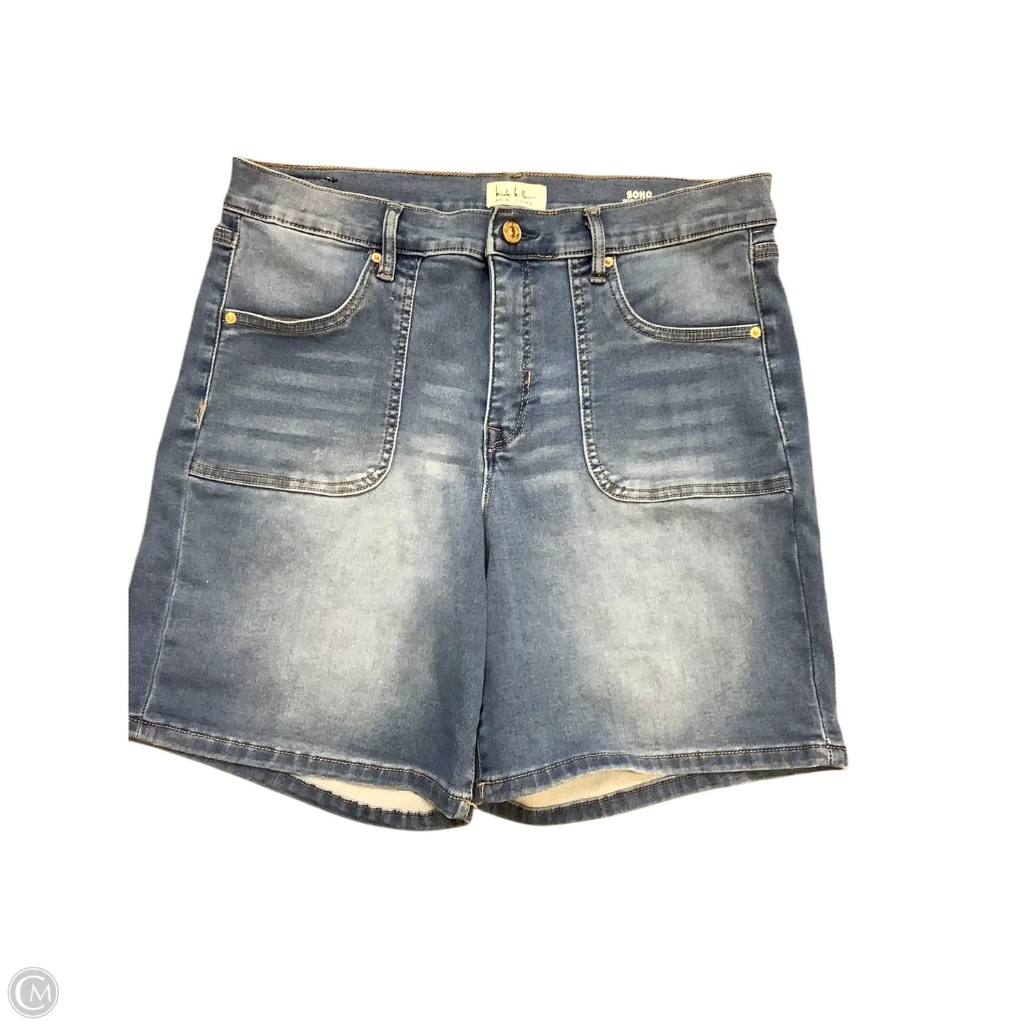 Shorts By Nicole Miller In Blue Denim, Size: 10