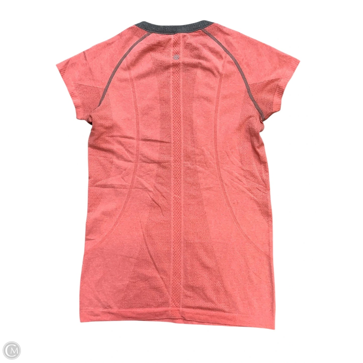 Athletic Top Short Sleeve By Lululemon In Pink, Size: 8