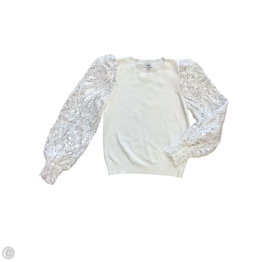Sweater By Fate In White, Size: S