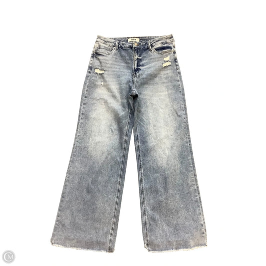 Jeans Wide Leg By Clothes Mentor In Blue Denim, Size: 10