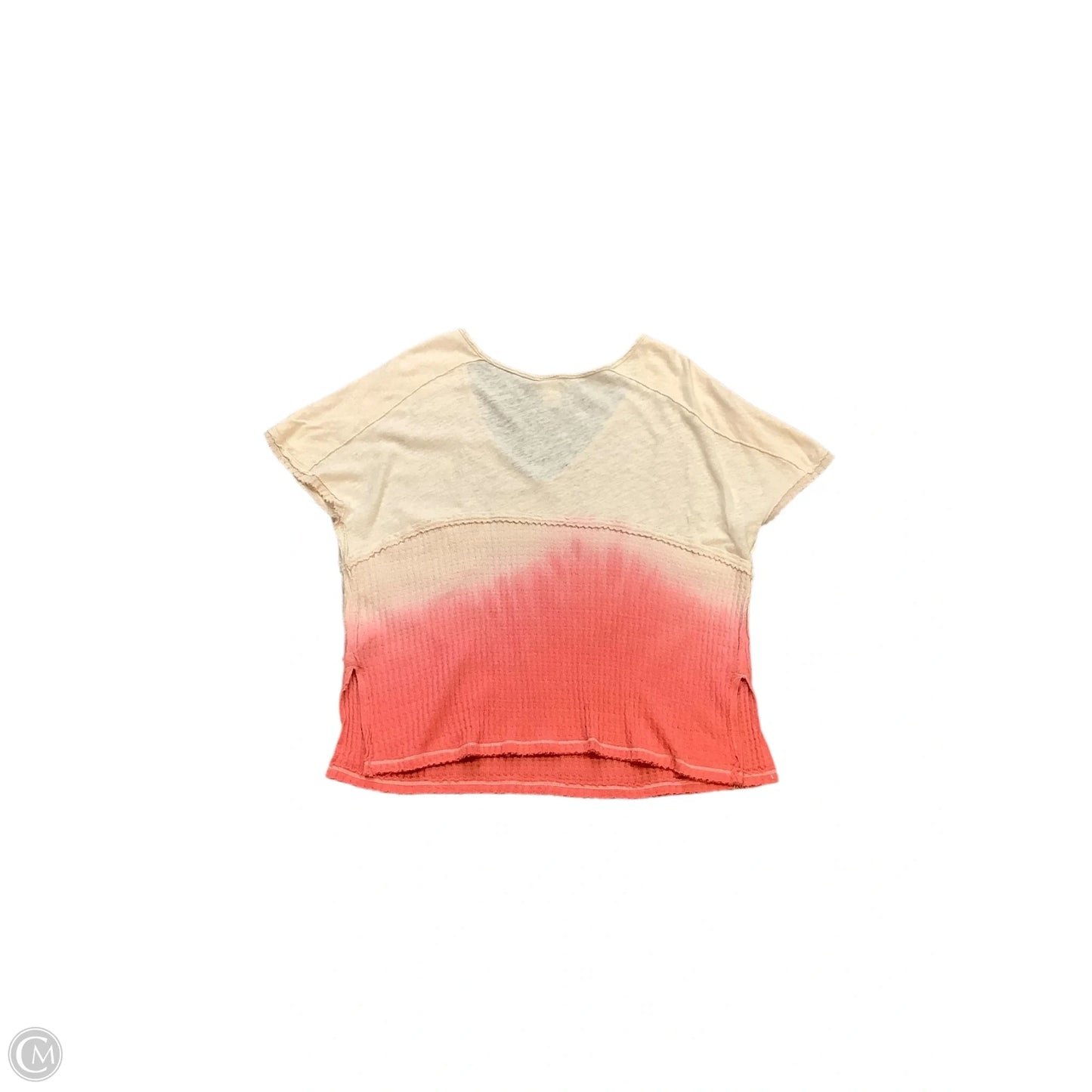 Top Short Sleeve By We The Free In Pink & White, Size: Xs