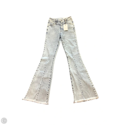 Jeans Flared By Kancan In Blue Denim, Size: 3/25