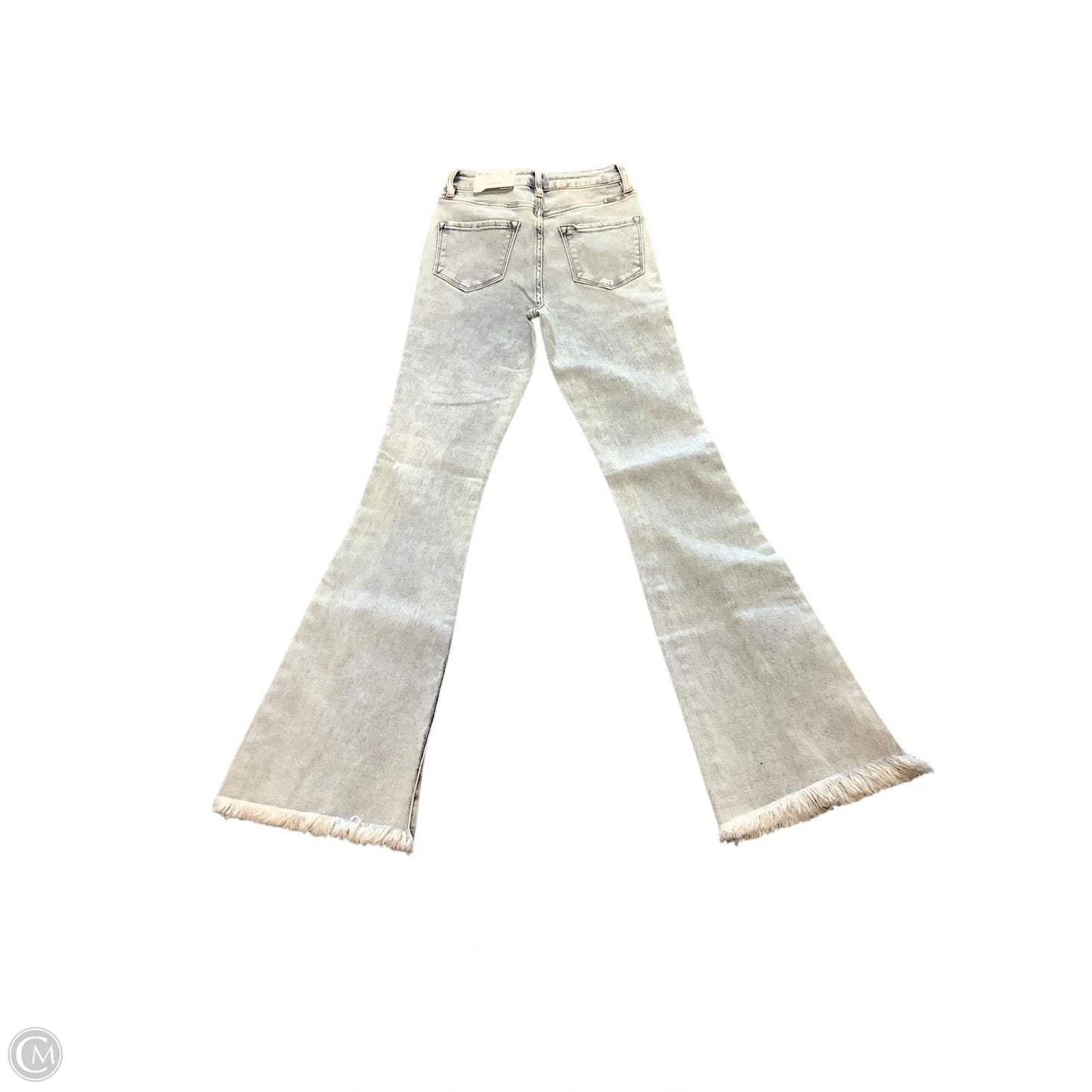 Jeans Flared By Kancan In Blue Denim, Size: 3/25