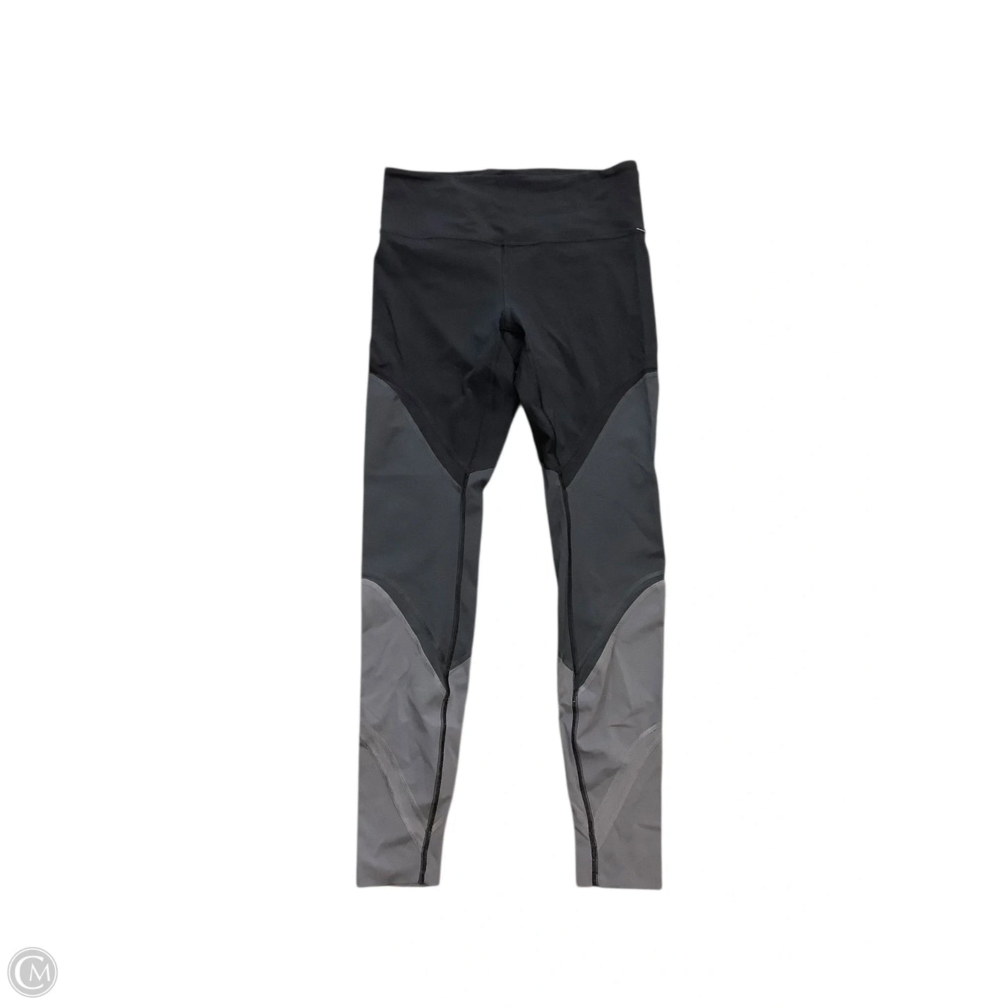 Athletic Leggings By Lululemon In Black & Grey, Size: 8