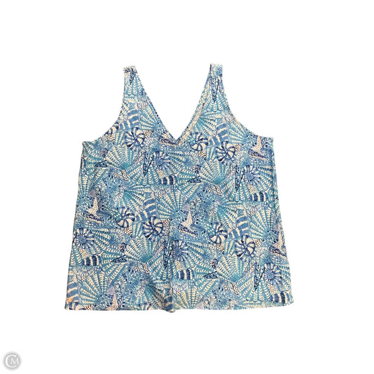 Tank Top Designer By Lilly Pulitzer In Blue, Size: Xl