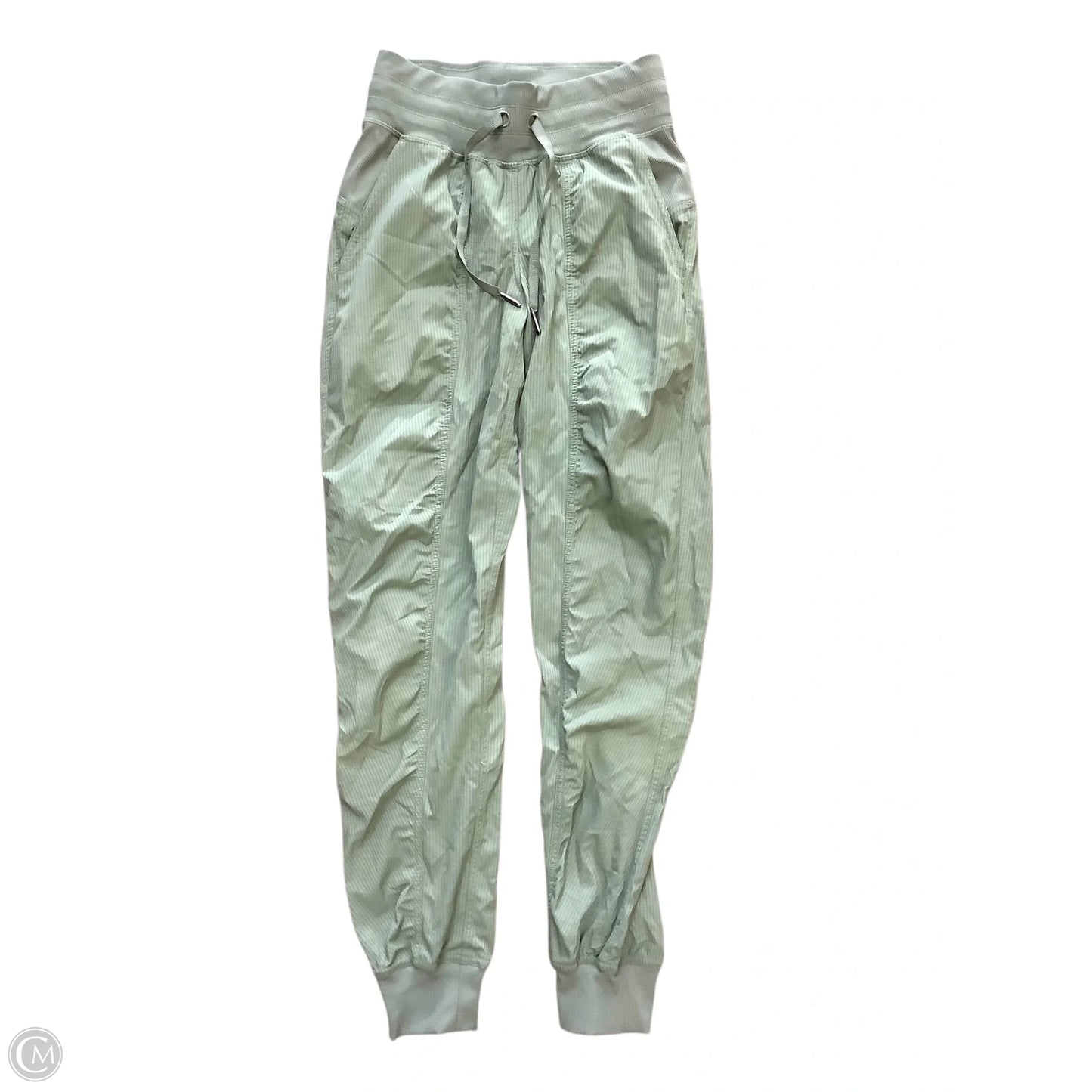Athletic Pants By Lululemon In green, Size: 2