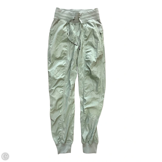 Athletic Pants By Lululemon In green, Size: 2