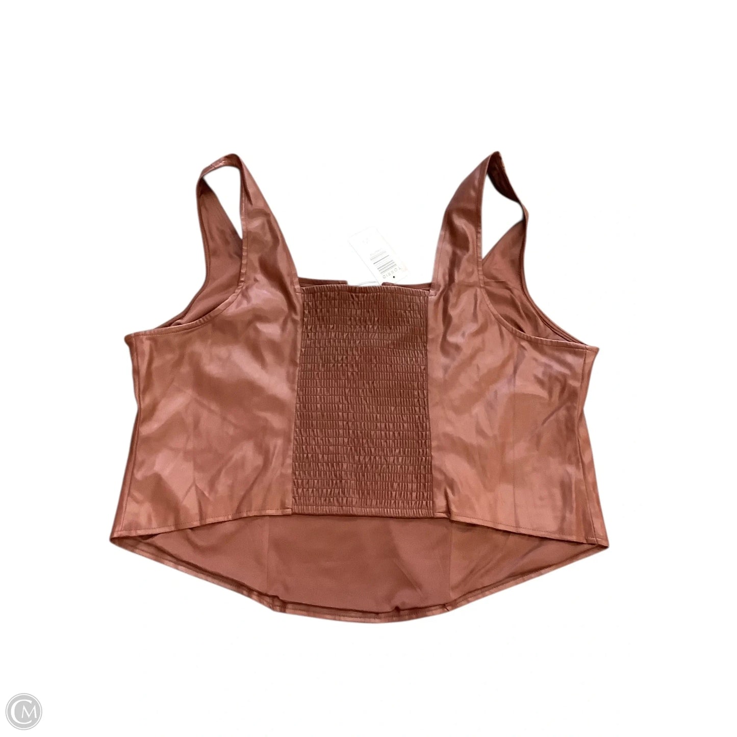 Top Sleeveless By Torrid In Brown, Size: 1x