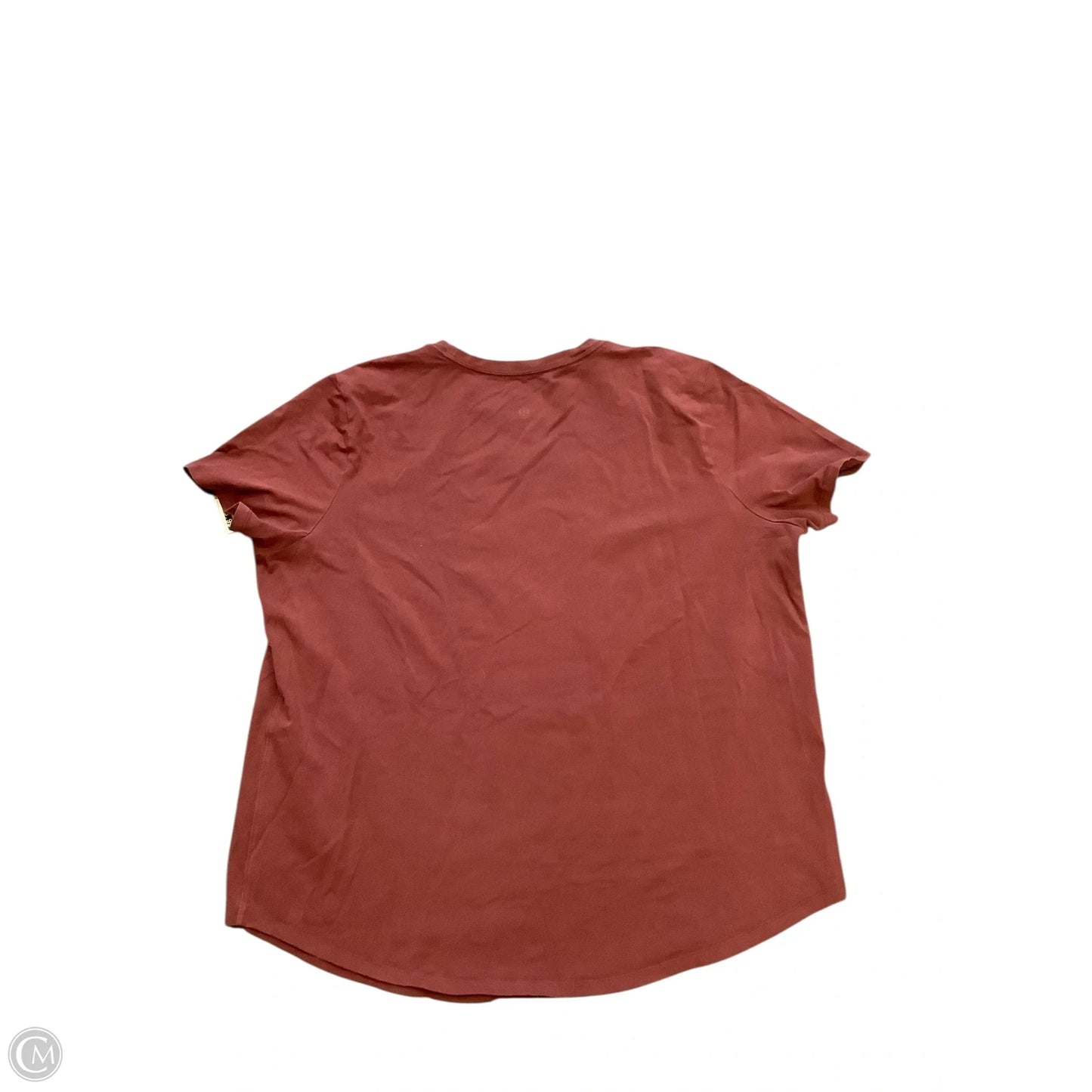 Top Short Sleeve By Lululemon In Red, Size: Xl