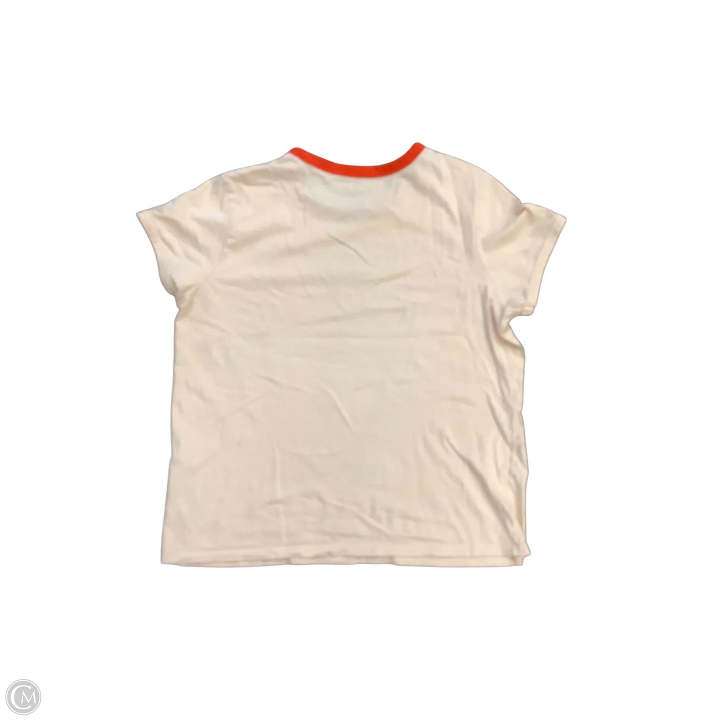 Top Short Sleeve By Levis In Peach, Size: Xl
