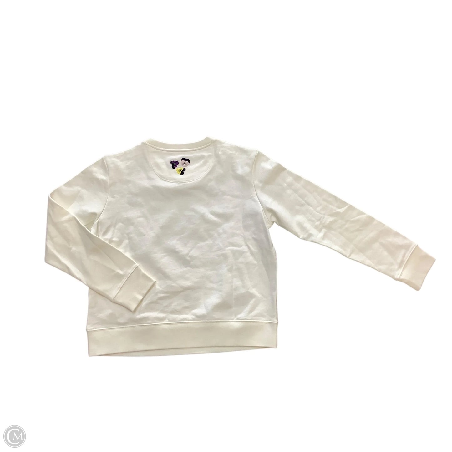 Sweatshirt Designer By Kate Spade In White, Size: M