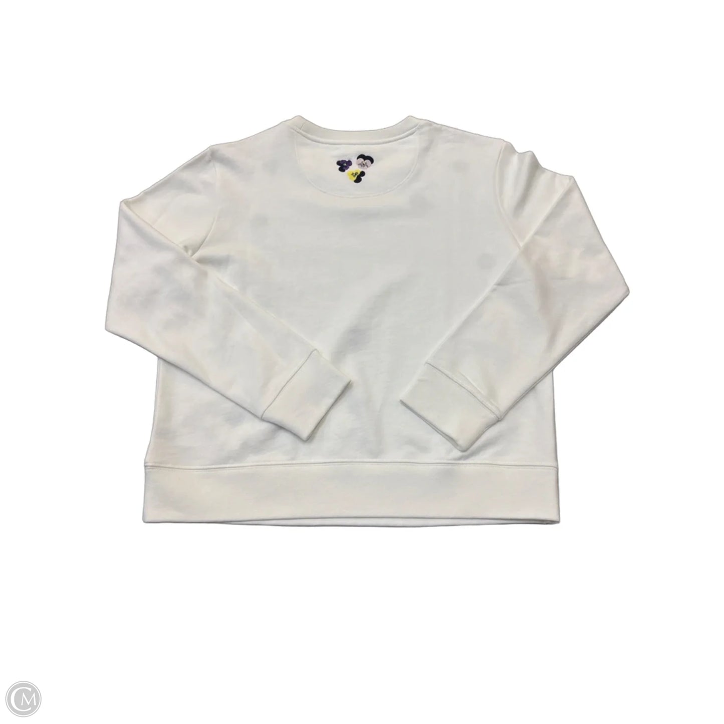 Sweatshirt Designer By Kate Spade In White, Size: M