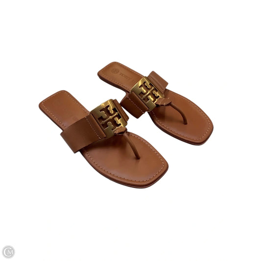 Sandals Designer By Tory Burch In Brown, Size: 8