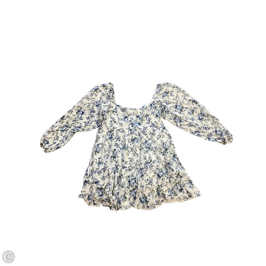 Dress Party Short By Altard State In Blue & White, Size: L